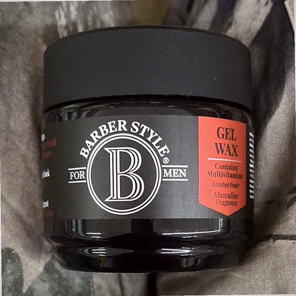Barber Style Gel Wax Alcohol-Free Multivitamins Masculine Fragrance 7.05oz