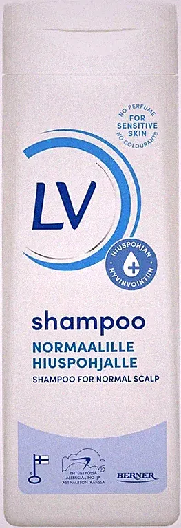 LV Dermatologically Tested Shampoo Fragrance Free Hypoallergenic Sensitive Scalp