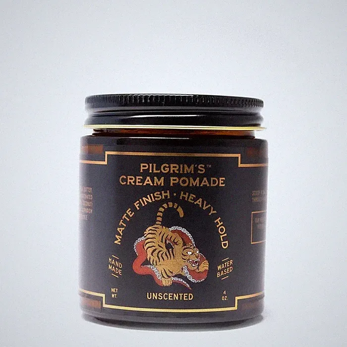 NEW Pilgrims Matte Pomade Heavy Hold Men Water Based No Shine Hair Styling Cream