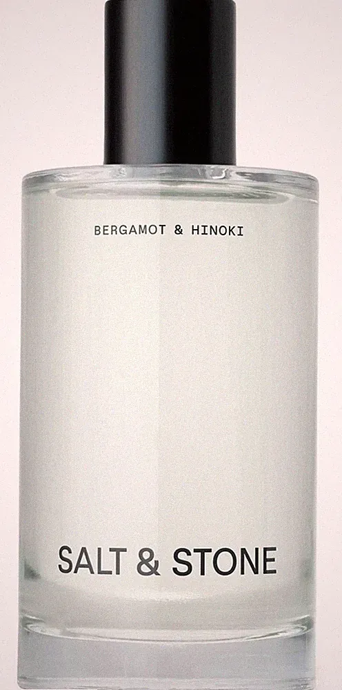 Salt & Stone Body Mist, Bergamot & Hinoki Scent, for Women and Men, 3.4oz/100ml